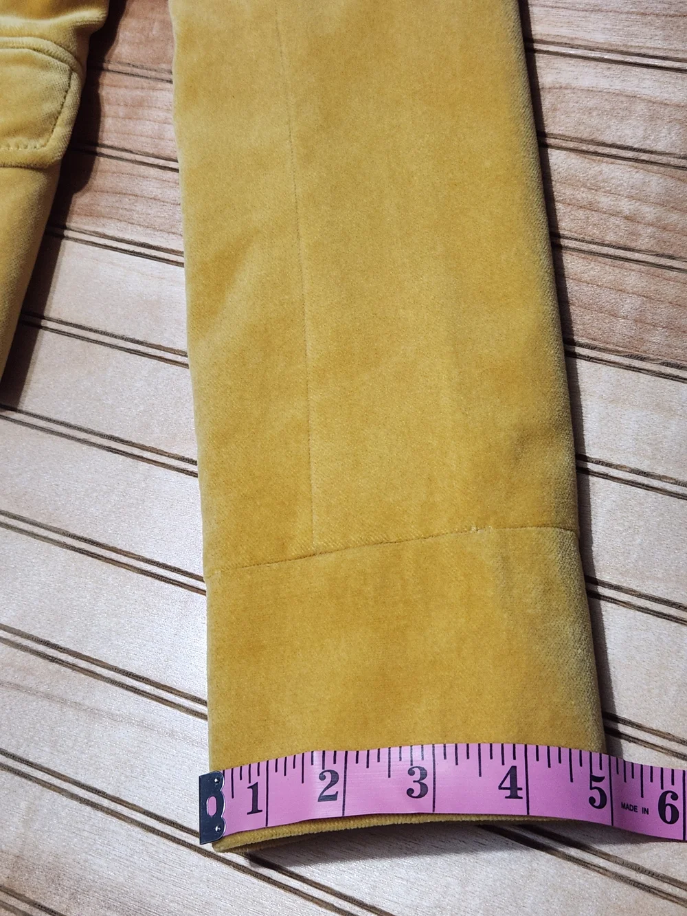 J.Crew Mustard Yellow Velvet Blazer Tailored Women Sz 4 Equestrian Old Money